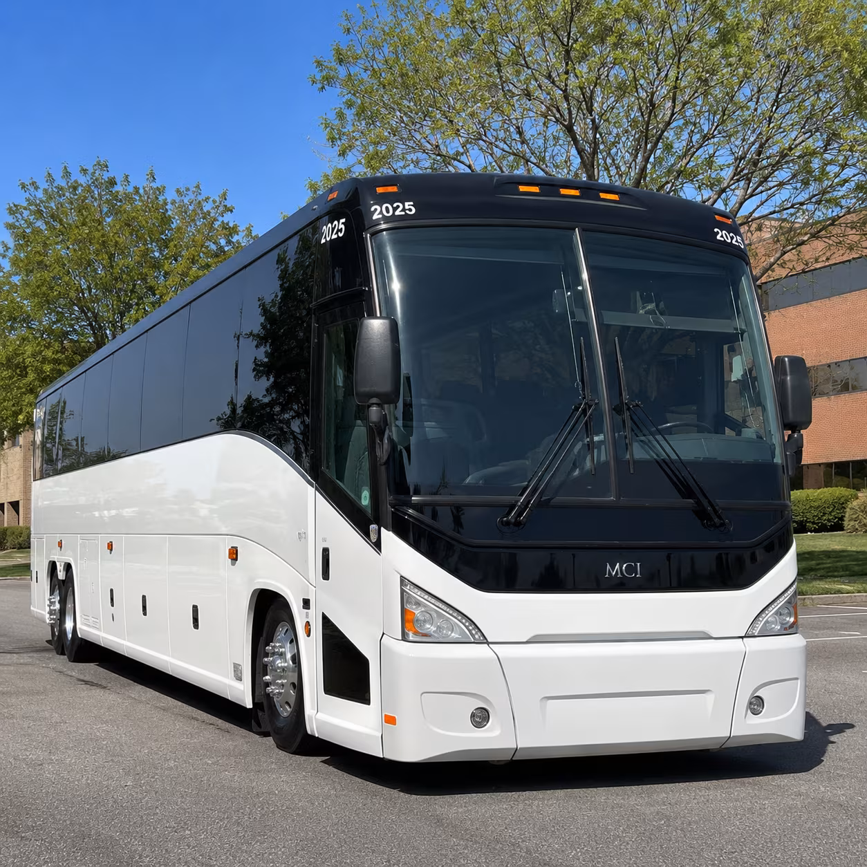 bryan charter bus services exterior