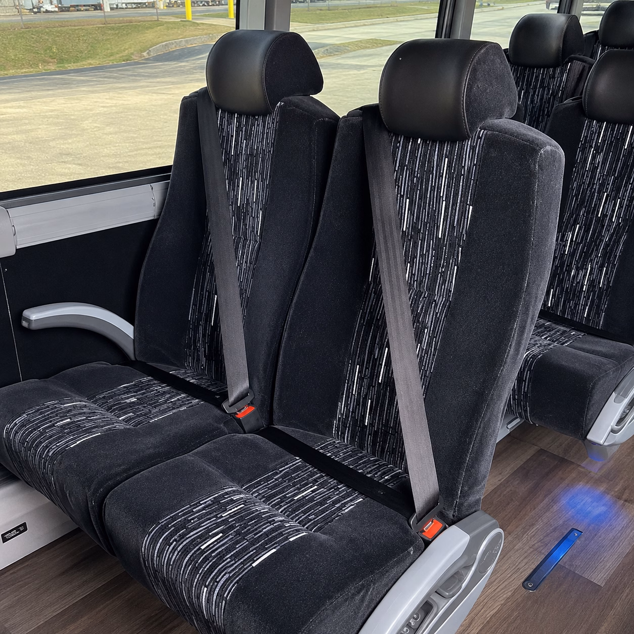 bryan charter bus services interior